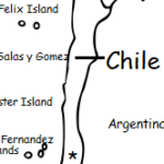 Chile - printable handout with map and flag