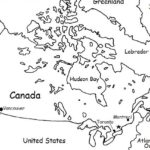 Canada - Printable handout with map and flag