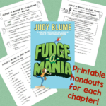 Fudge-A-Mania Printable handouts for each chapter