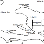 Haiti - Printable handouts with map and flag