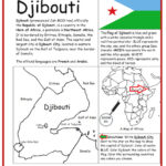 Djibouti - Introductory Geography Worksheet