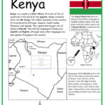 Kenya Introductory Geography Worksheet