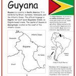 Guyana - Introductory Geography Worksheet