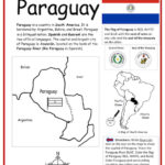 Paraguay - Introductory Geography Worksheet