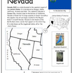 Nevada Introductory Geography Worksheet 