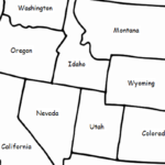Western Region of the United States - Printable handout