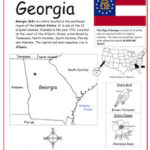 Georgia (state) Introductory Geography Worksheet