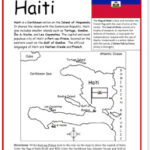 Haiti - Introductory Geography Worksheet